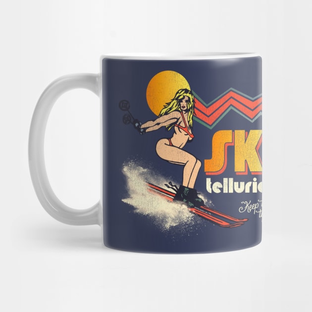 Ski Telluride 70s/80s Retro Souvenir Style Skiing by darklordpug